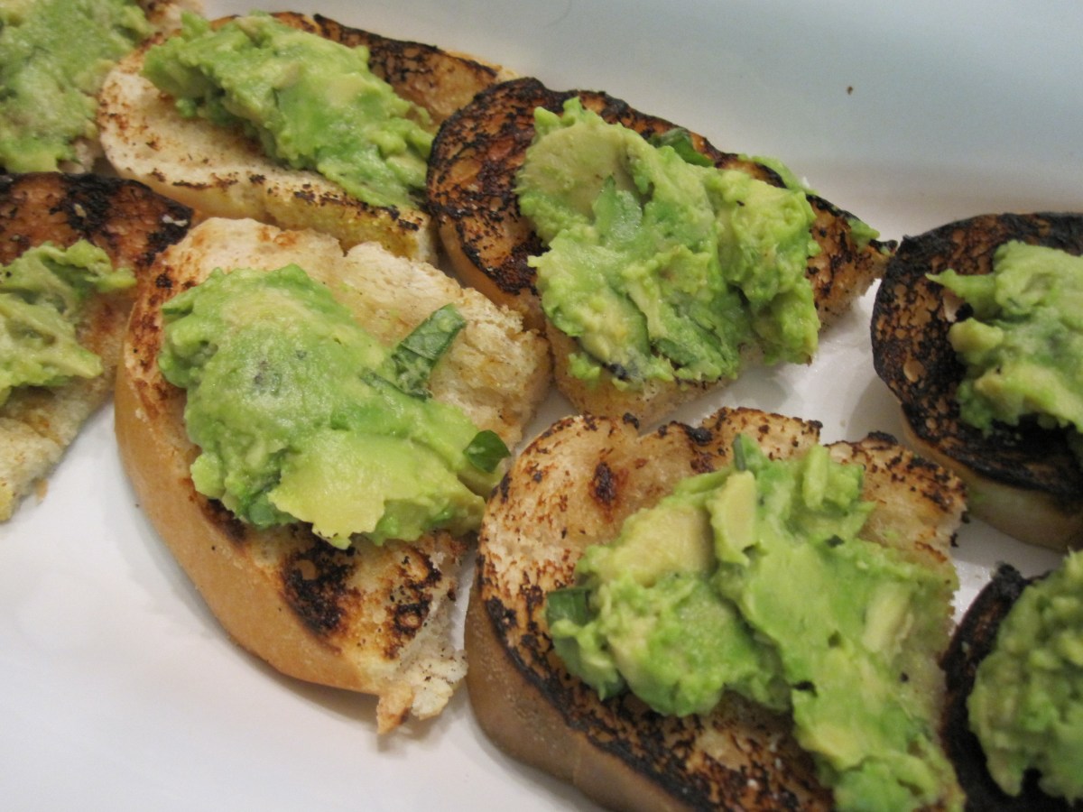 Grilled avocado
