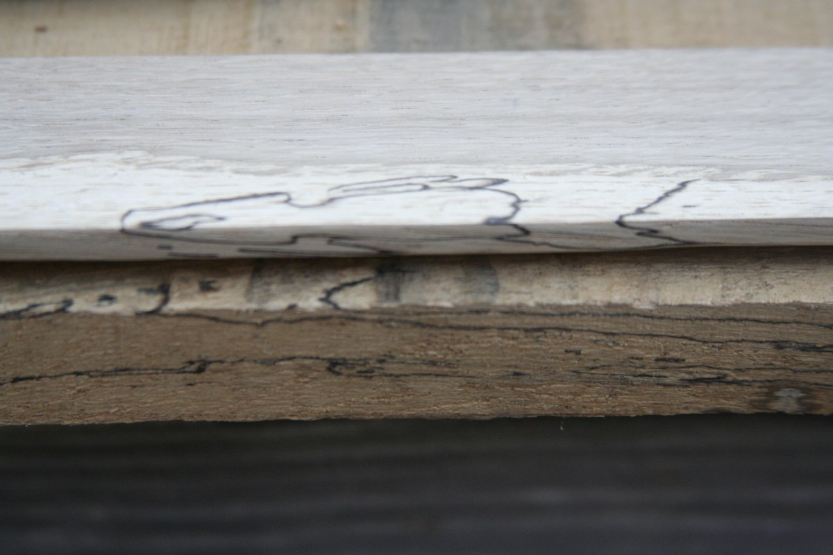 Spalted shuttle with matched board