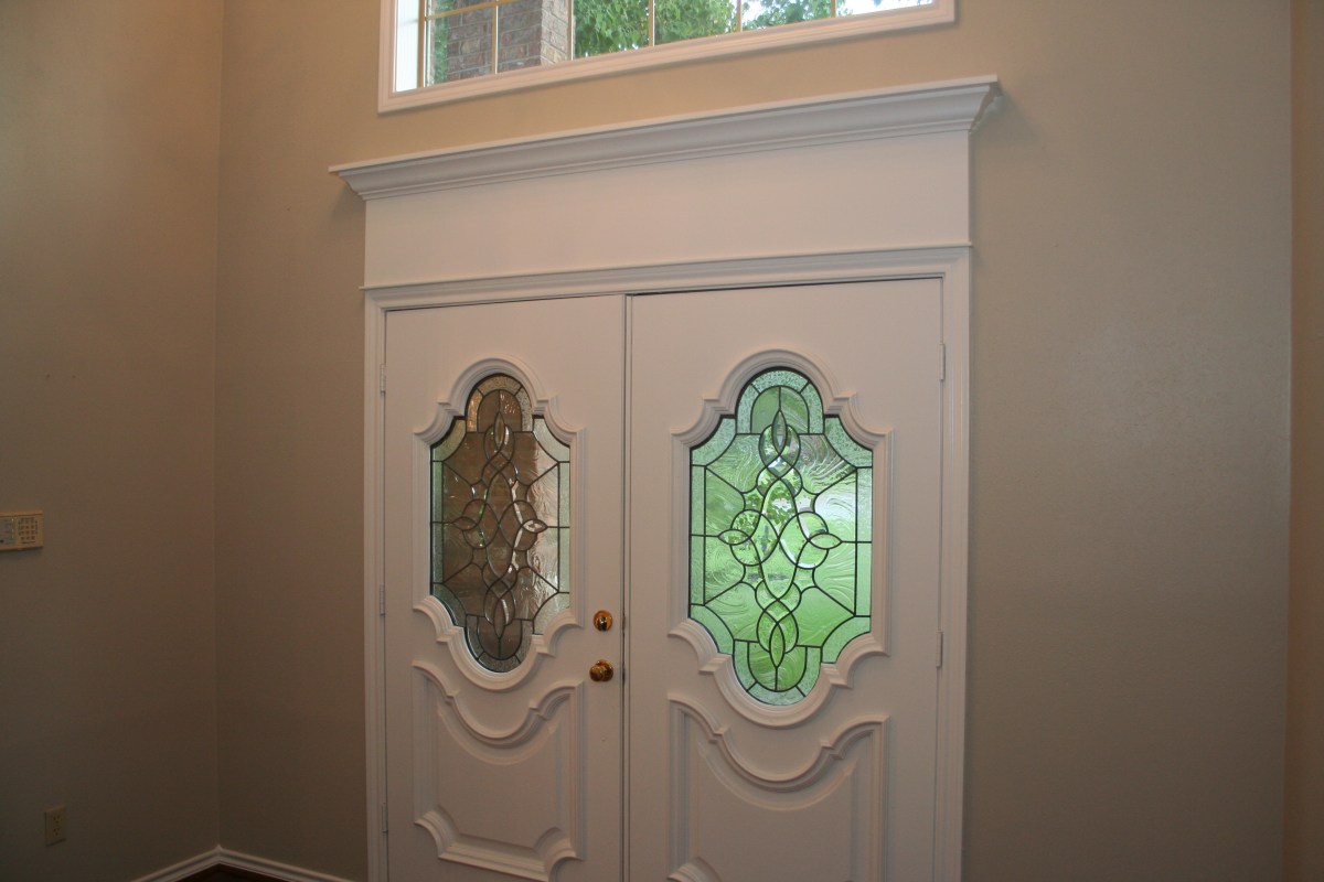 Frieze over front door