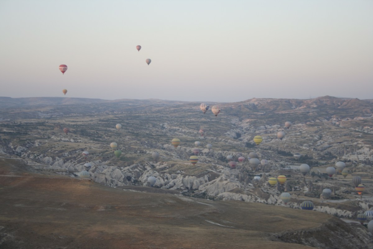 Balloons over Cappadocia