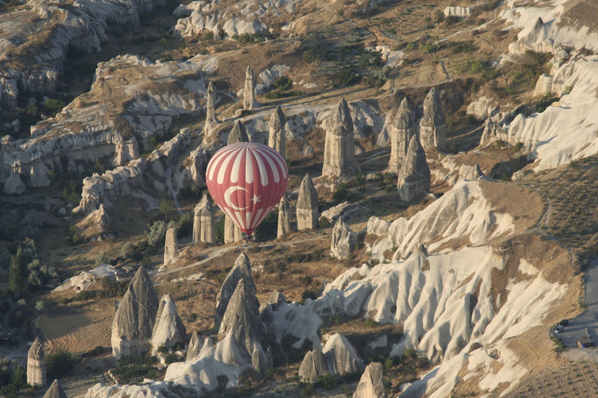 Balloon over Fairy Chimneys
