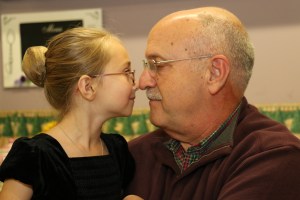 Face off between Lauren and Papa J