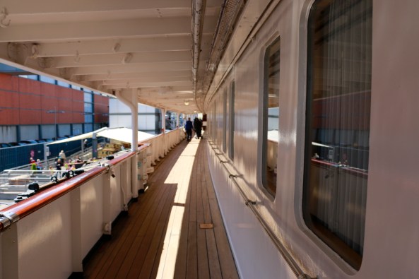 Port deck view